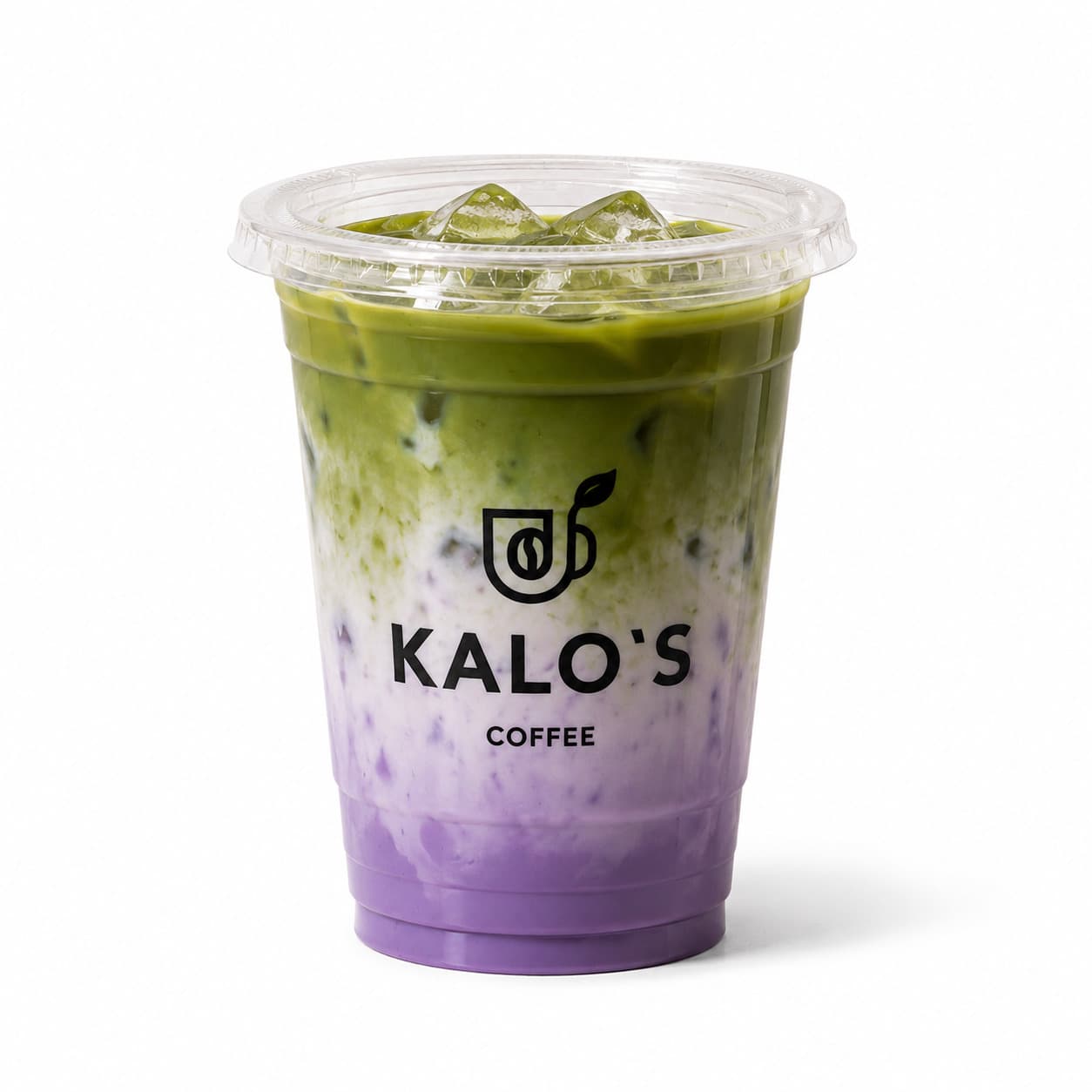 Iced Ube Matcha Latte